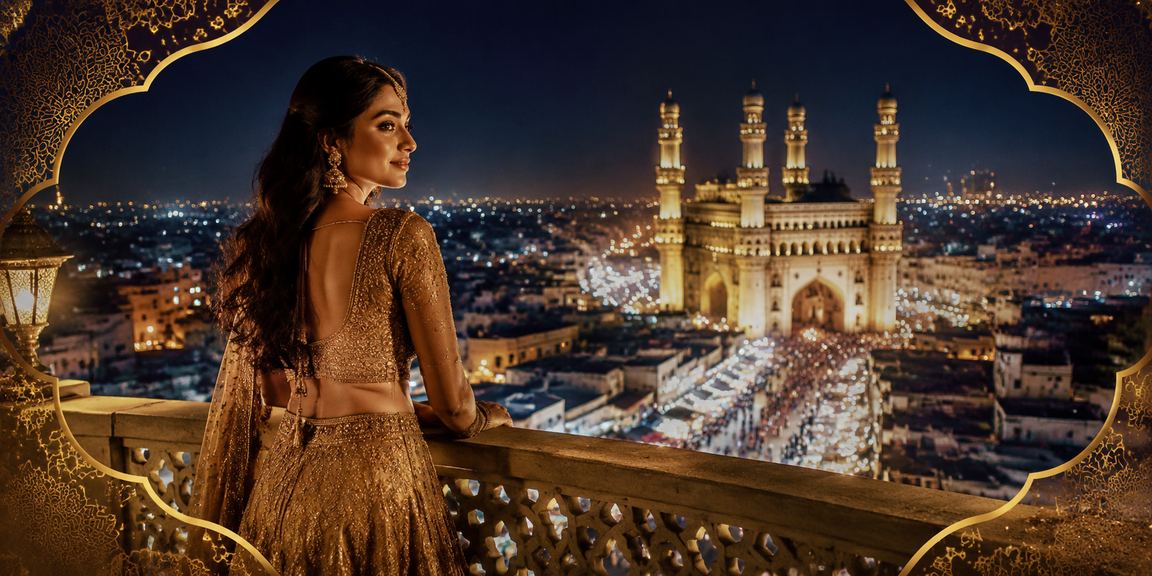 User logging in on mobile betting app near Hyderabad Charminar