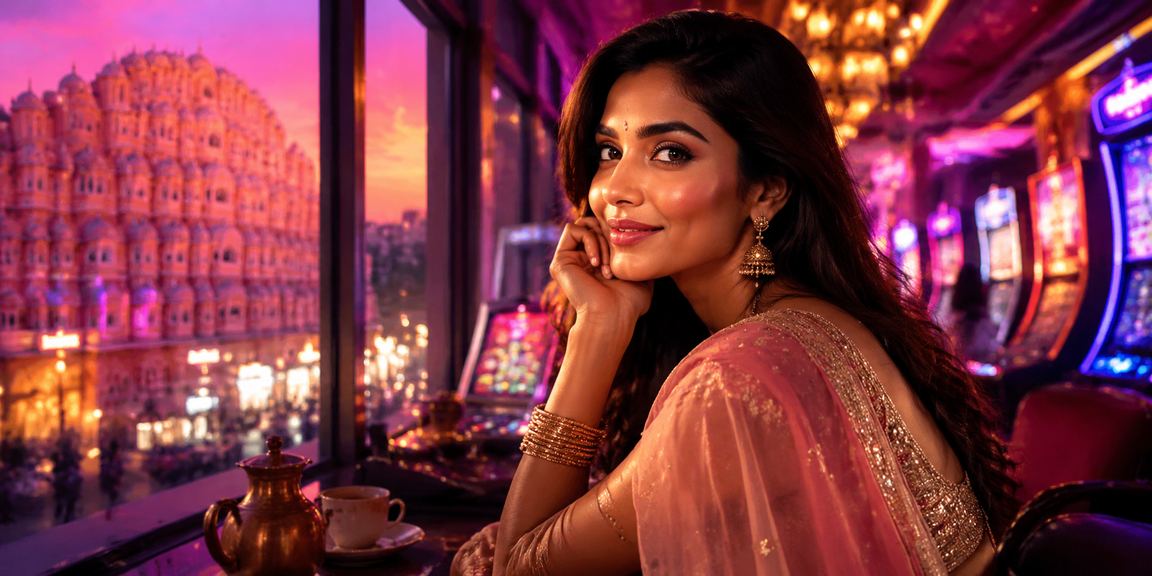 Player enjoying casino and sports betting entertainment in Jaipur